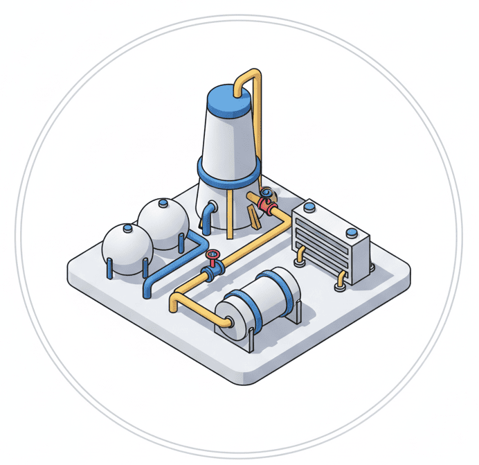 Lube Oil Complex Unit diagram